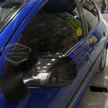 Citroen C2 2004-2008 Uyumlu Batman Yarasa Ayna Kapağı Piano Black ABS Plastik