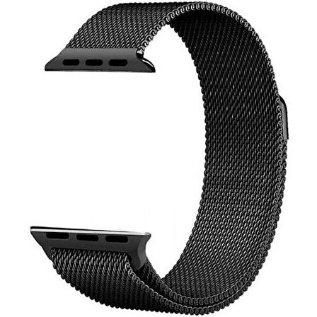 Gpack Apple Watch SE 2 2023 40mm Kordon Hasır Metal Örgülü Ayarlanabilir