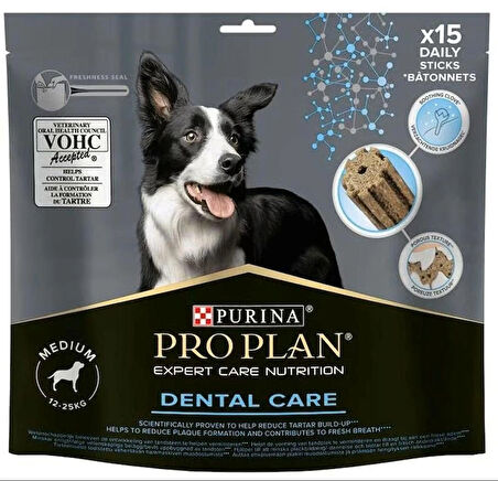 Pro Plan Dental Care Orta Irk Köpek Ödül Maması 345 Gr x 6 (SKT:10.25)