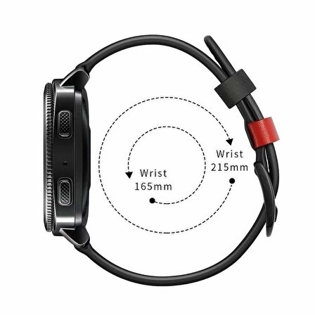 Gpack Garmin Venu 3 Kordon Nubuk Deri Görünüm Dikişli KRD 19