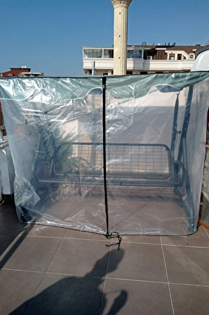 135x105 Salıncak Koruma Örtüsü Şeffaf