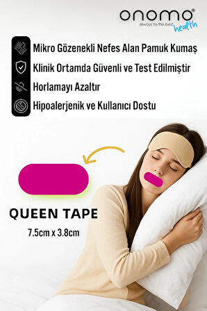 Health Ağız Bandı Pembe 30 Adet, Horlama Önleyici Ağız Kapama Hip