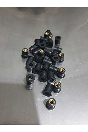 M6 Motosiklet Ön Cam Somunu 6mm 25 Adet