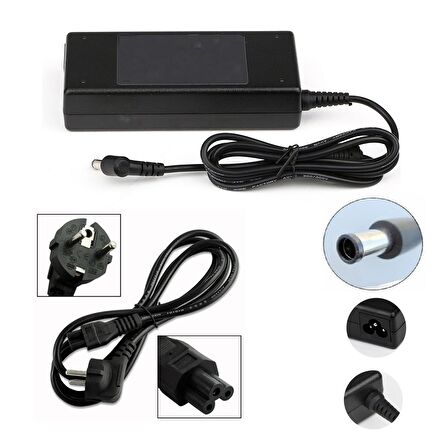 Dell Latitude E5540, E5550, E5570 Uyumlu Adaptör 19.5v 4.62a 90w Şarj Aleti Şarj Cihazı