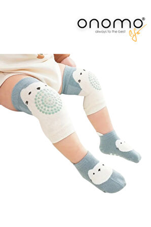 Life Bebek Yürüme Emekleme Çorap ve Dizlik Seti 1 Çift Karışık Renk