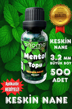 Premium Mentol Topu Keskin Nane Aroma Kapsülleri 500 Adet