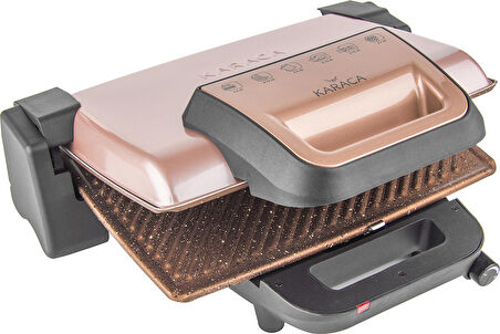 Karaca Rosegold Granit Izgara Ve Tost Makinesi 1800w