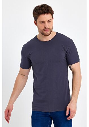 Erkek Bisiklet Yaka Basic Tişört