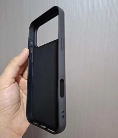 iPhone 17 PRO MAX Uyumlu Silikon İçi Kadife Logolu Lansman Kılıf