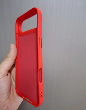 iPhone AIR Uyumlu Silikon İçi Kadife Logolu Lansman Kılıf