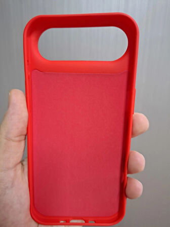iPhone AIR Uyumlu Silikon İçi Kadife Logolu Lansman Kılıf