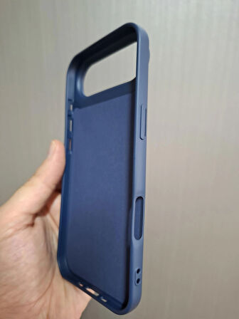 iPhone AIR Uyumlu Silikon İçi Kadife Logolu Lansman Kılıf