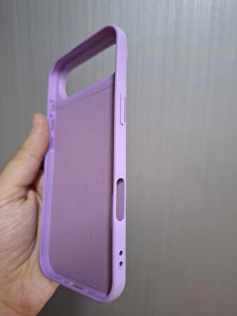 iPhone AIR Uyumlu Silikon İçi Kadife Logolu Lansman Kılıf