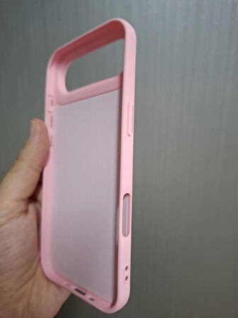 iPhone AIR Uyumlu Silikon İçi Kadife Logolu Lansman Kılıf