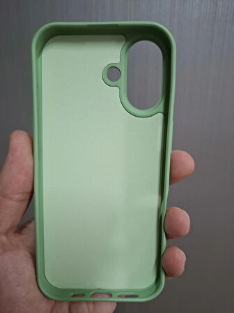 iPhone 17 Uyumlu Silikon İçi Kadife Logolu Lansman Kılıf