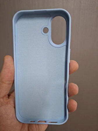 iPhone 17 Uyumlu Silikon İçi Kadife Logolu Lansman Kılıf