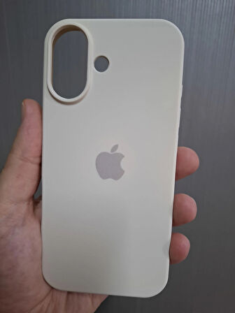 iPhone 17 Uyumlu Silikon İçi Kadife Logolu Lansman Kılıf