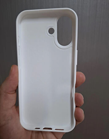 iPhone 17 Uyumlu Silikon İçi Kadife Logolu Lansman Kılıf