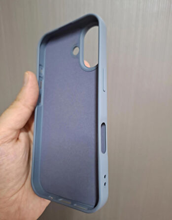 iPhone 17 Uyumlu Silikon İçi Kadife Logolu Lansman Kılıf