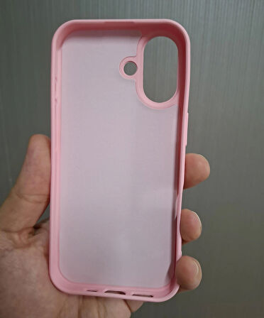 iPhone 17 Uyumlu Silikon İçi Kadife Logolu Lansman Kılıf