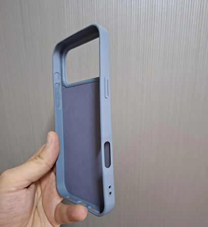iPhone 17 PRO MAX Uyumlu Silikon İçi Kadife Logolu Lansman Kılıf