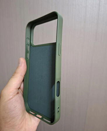 iPhone 17 PRO MAX Uyumlu Silikon İçi Kadife Logolu Lansman Kılıf