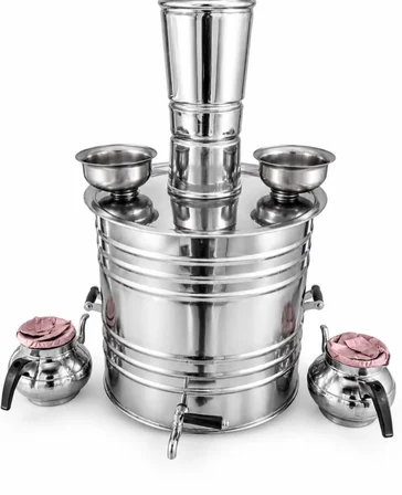 17 LİTRE SEMAVER 2  BÜYÜK DEMLİK HEDİYELİ