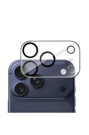 Iphone 18 Pro / 17 Pro Uyumlu METAL Kamera ve Lens Koruyucu Ultra İnce Tam Kaplayan Temperli Cam
