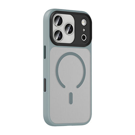 Apple iPhone 17 Pro Max Kılıf MgSafe Özellikli Mat Yüzey Zr-Flet