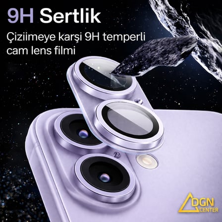 iPhone 17 Uyumlu Premium Tam Kamera Koruma