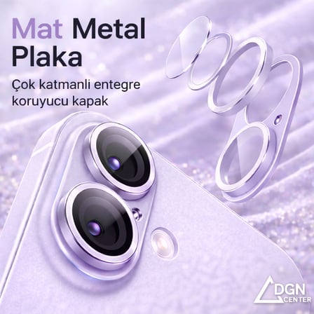 iPhone 17 Uyumlu Premium Tam Kamera Koruma
