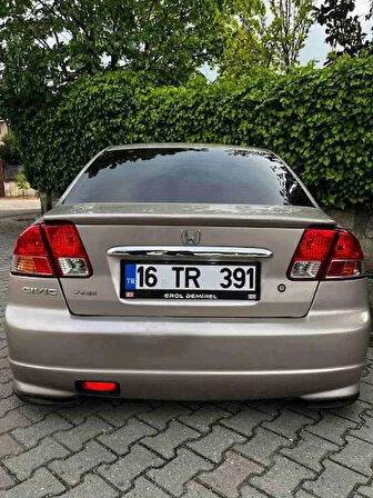 Honda Civic VTEC 2 (2001-2005) Bagaj Üstü Spoiler - Boyasız - ABS Plastik