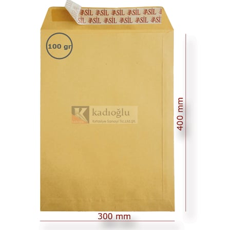 Asil Doğan Torba Zarf Formula Silikonlu 30x40 100 GR (250 li)