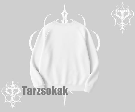 Paws Off Yazılı Kedi Baskılı Streetwear Biskilet Sweatshirt
