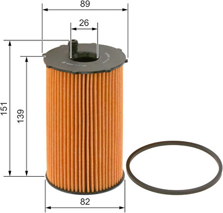 BOSCH 1457429307-YAG FİLTRESİ LAND ROVER DISCOVERY 2.7 TD > C2S29685___-25
