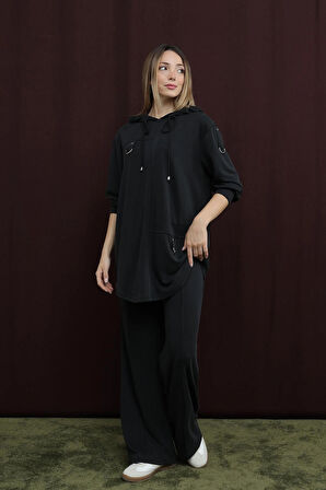 Puane Puane Oversize Kapişonlu Takım