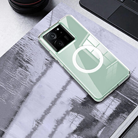 Gpack Xiaomi Mi 13T 13T Pro Kılıf Flet Wireless Şarj Özellikli Yüzey