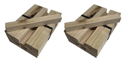 Fırınlanmış Tutuşturma Tahtası 18'li x 2 Paket