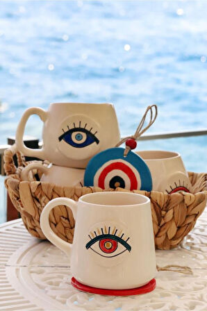 Qurem El Yapımı Handmade Kupa 350 ml