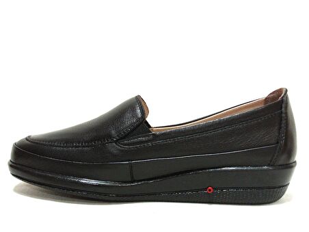 Dr.ongo Siyah Hakiki Deri Jelli Ortopedik Comfort Ayakkabı