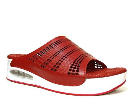 Muya Kırmızı Air Havalı Taban Anatomik Comfort Terlik