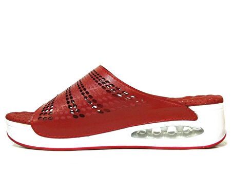 Muya Kırmızı Air Havalı Taban Anatomik Comfort Terlik