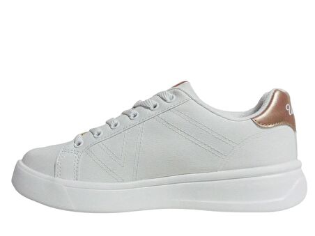 U.S.Polo Assn Beyaz Altın Sneakers Bağcıklı Spor Ayakkabı