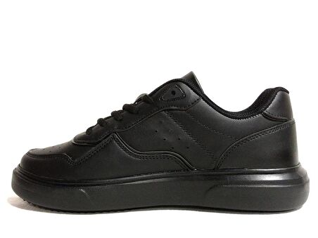 Jump Siyah Sneakers Bağcıklı Spor Ayakkabı