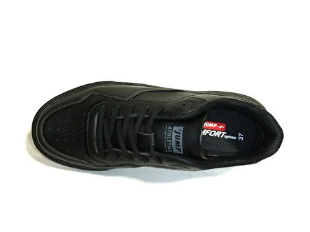 Jump Siyah Sneakers Bağcıklı Spor Ayakkabı