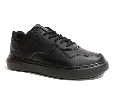 Jump Siyah Sneakers Bağcıklı Spor Ayakkabı