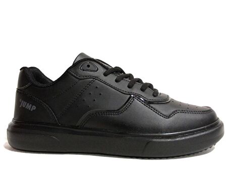 Jump Siyah Sneakers Bağcıklı Spor Ayakkabı