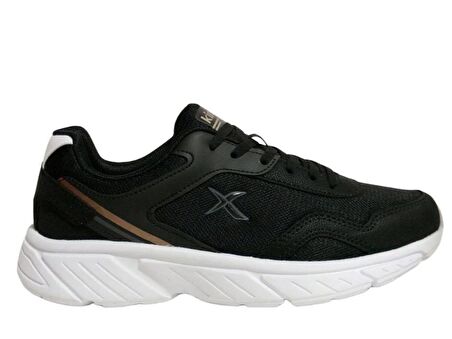 Kinetix Siyah Altın Sneakers Bağcıklı Spor Ayakkabı