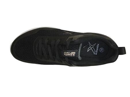 Kinetix Siyah Altın Sneakers Bağcıklı Spor Ayakkabı
