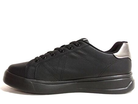 U.S.Polo Assn Siyah Bronz Sneakers Bağcıklı Spor Ayakkabı